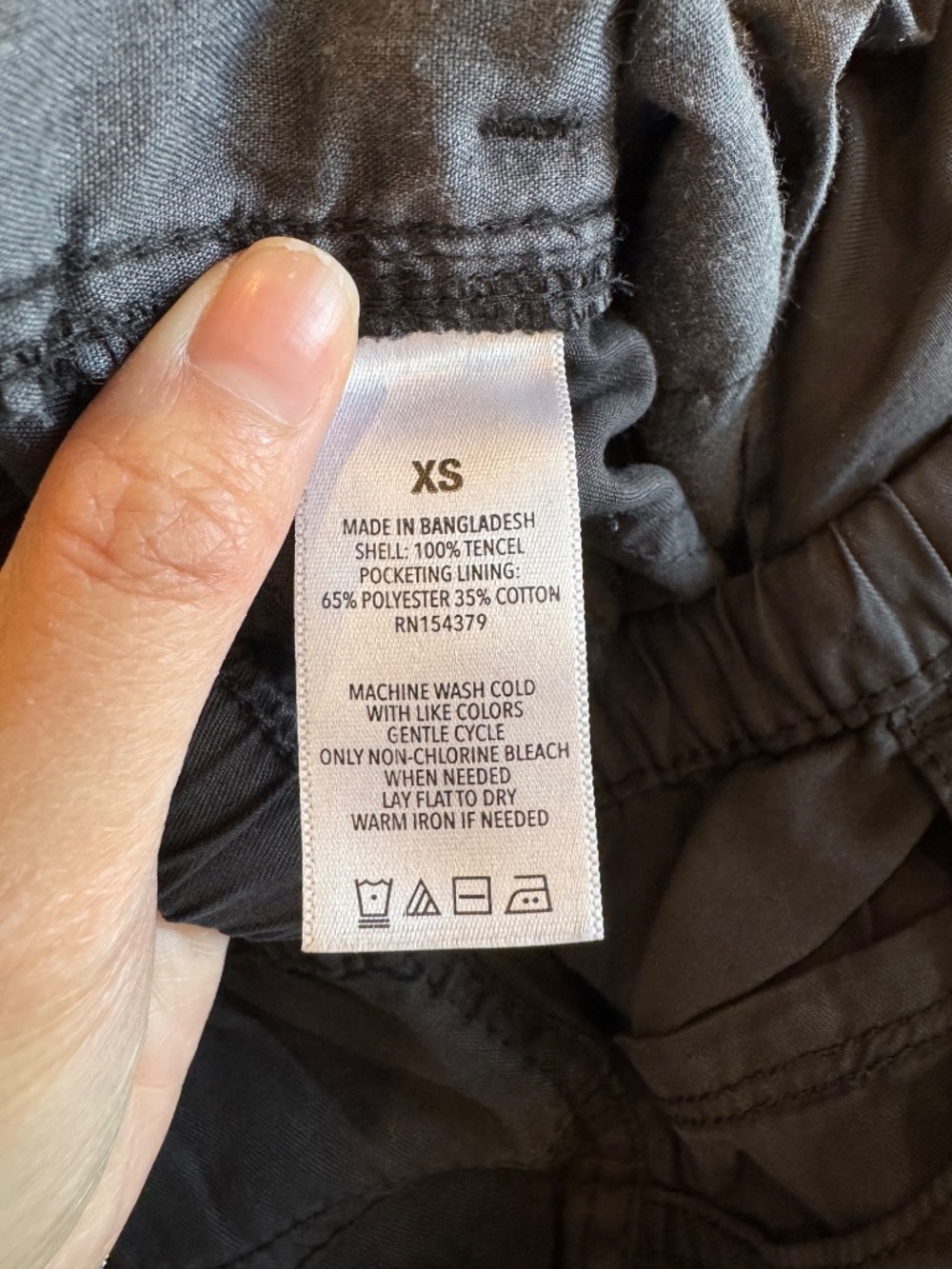 Aeropostale Grey Low Rise Wide Leg Tencel Drawstring Pants S - Picture 4 of 7